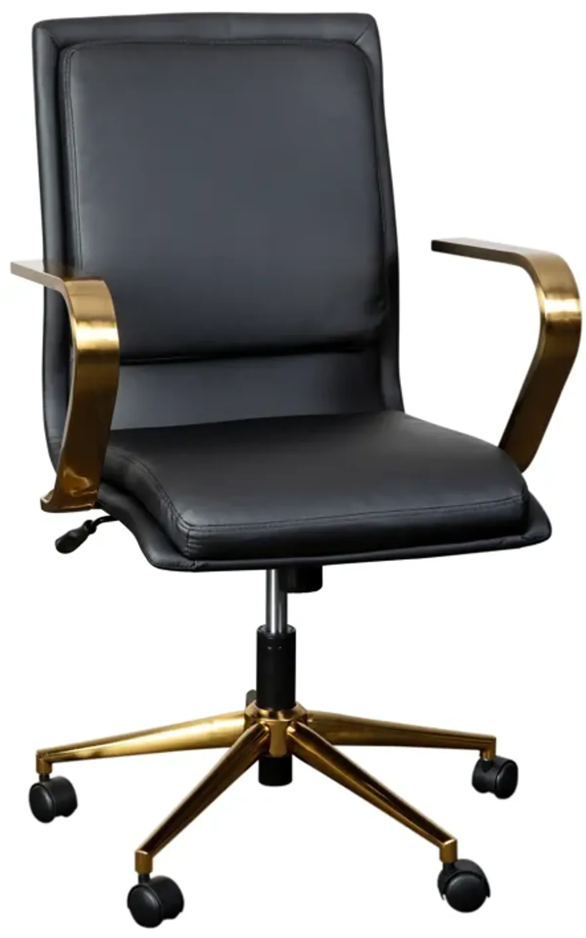 James Mid-Back Designer Executive Office Chair with Base and Arms