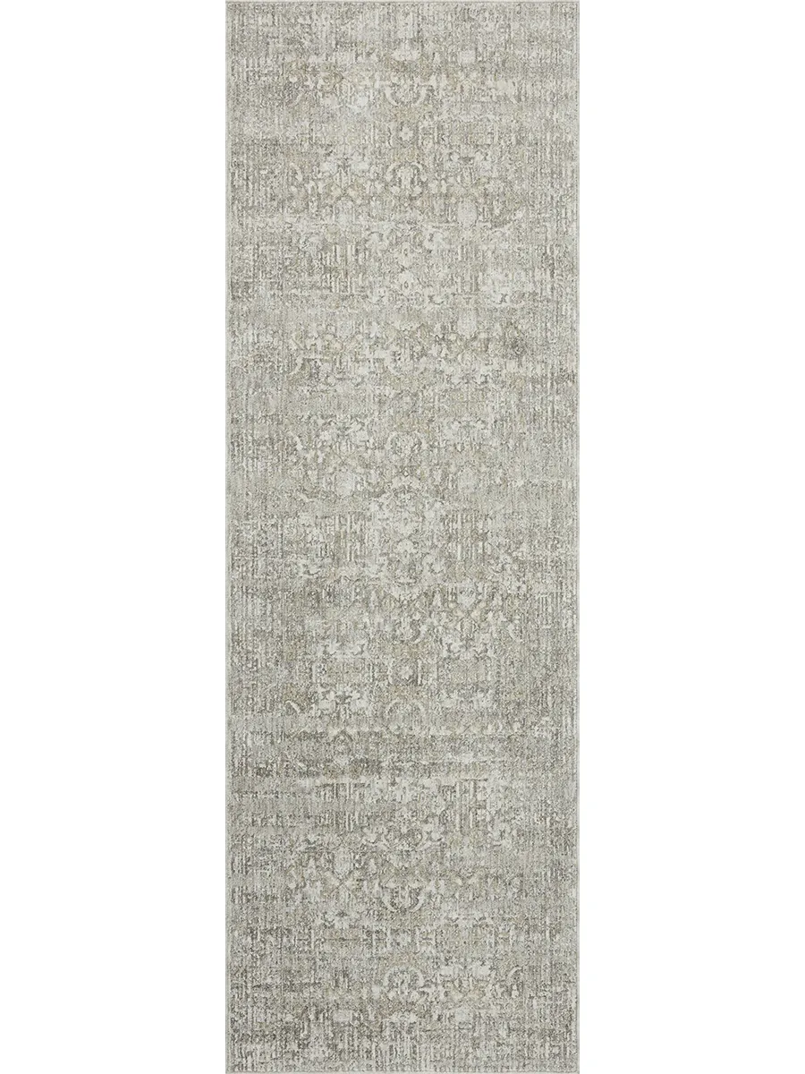 Honora Grey/Beige 2'7" x 8'0" Runner Rug by Amber Lewis x Loloi