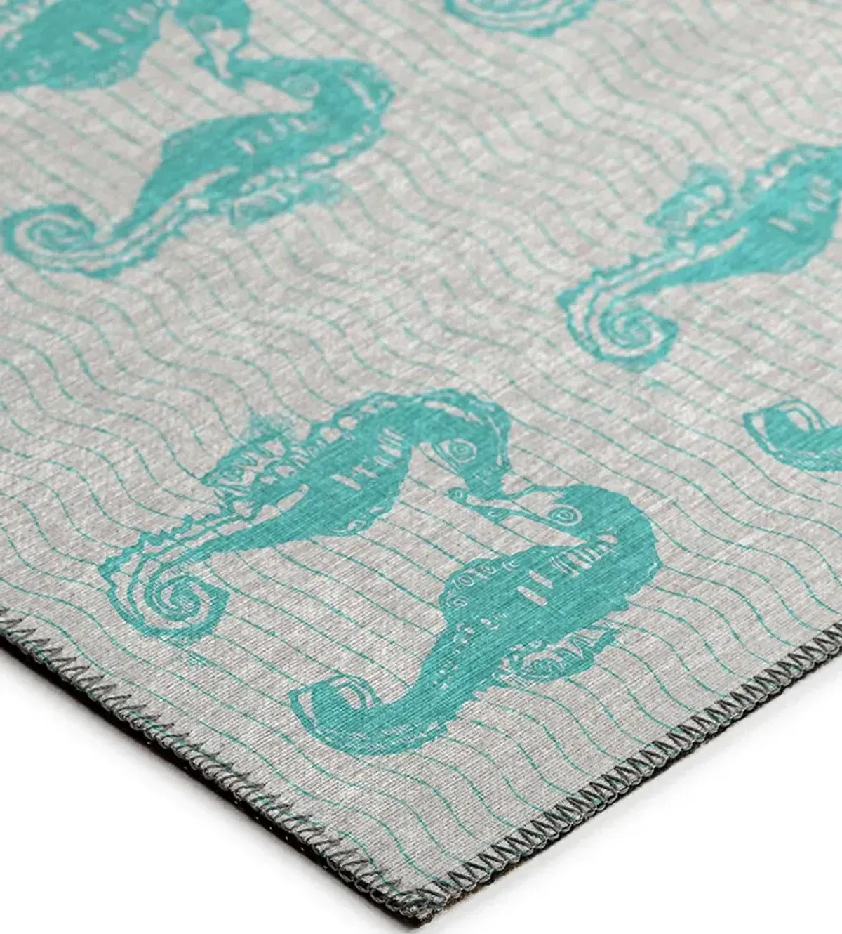 Seabreeze SZ15 Teal 20" x 30" Rug