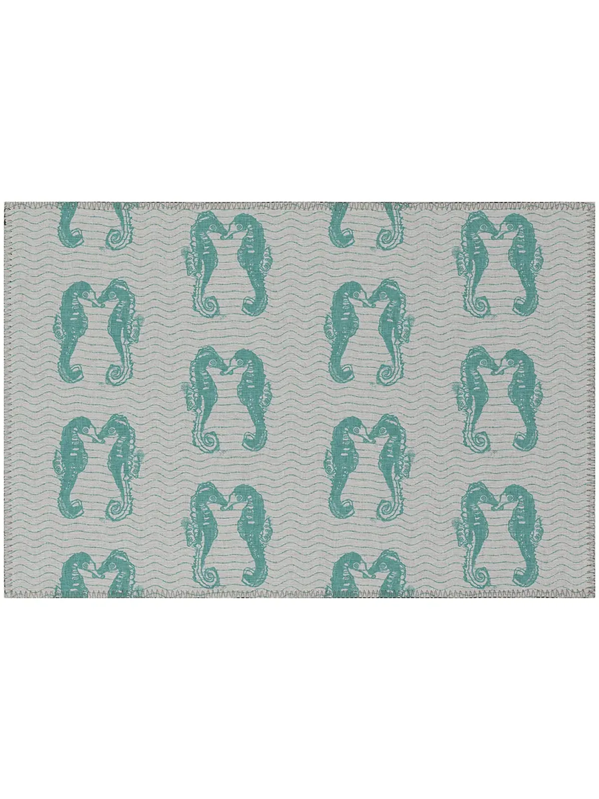 Seabreeze SZ15 Teal 20" x 30" Rug