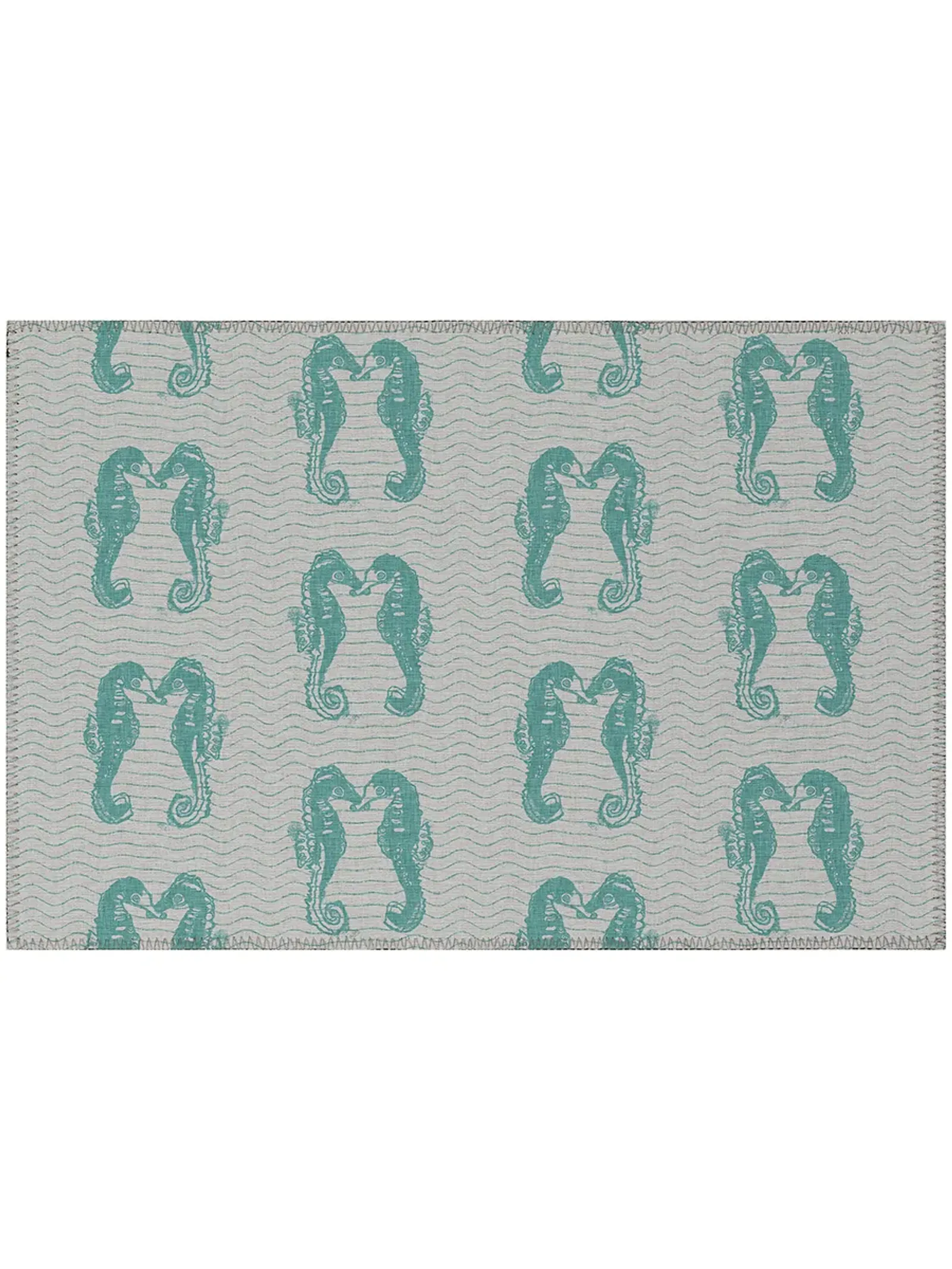 Seabreeze SZ15 Teal 20" x 30" Rug