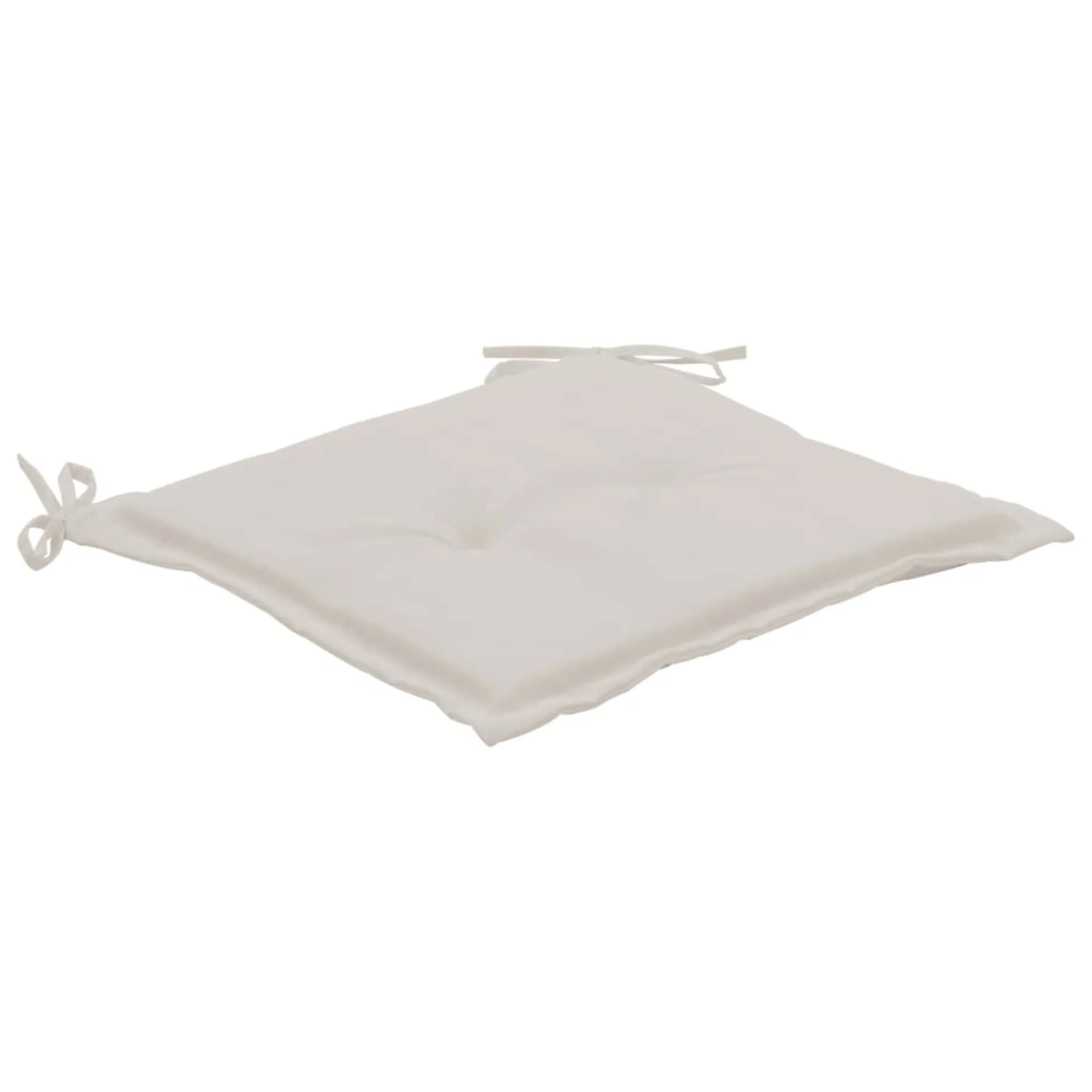 vidaXL Garden Chair Cushions 2 pcs Cream 19.7"x19.7"x1.2"