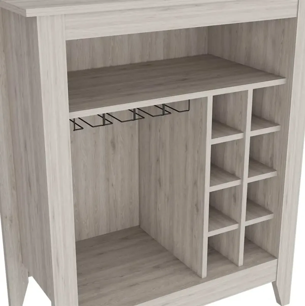 Bar Cabinet Castle, Living Room, Light Gray