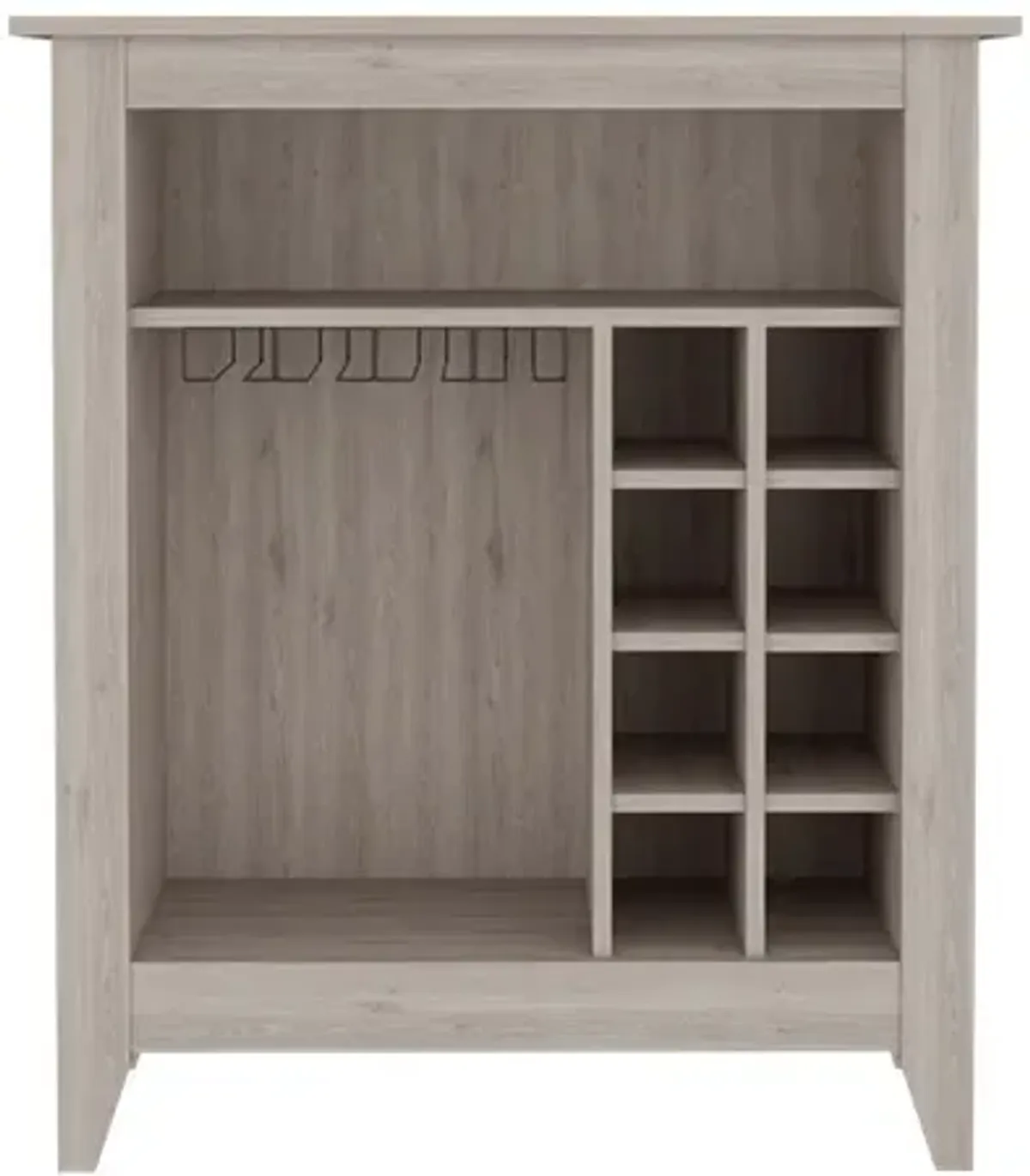 Bar Cabinet Castle, Living Room, Light Gray