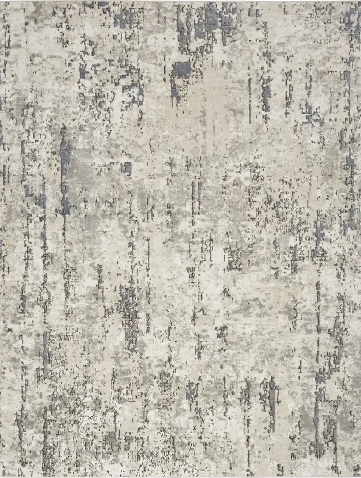 Quarry QUA01 Ivory/Gray/Blue 8'10" x 11'10" Rug