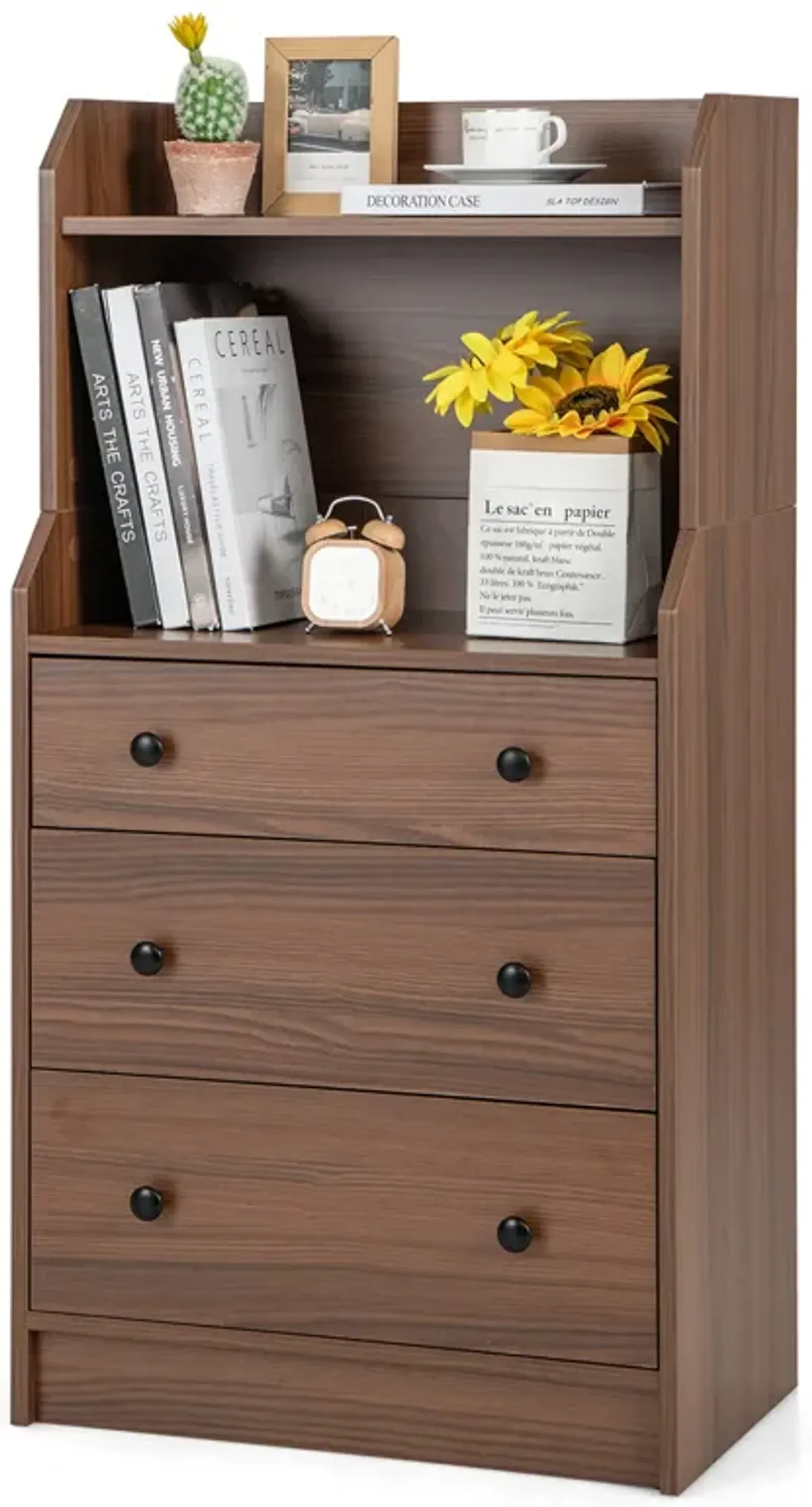 Modern Storage Dresser with Anti-toppling Device