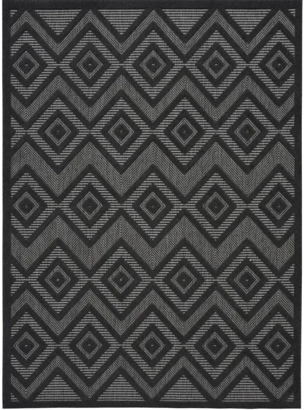 Versatile NRV01 Charcoal/Black 2' x 6' Rug