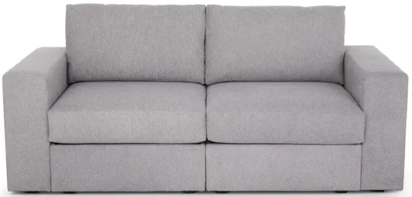 Flex Pebble Loveseat with Wide Arm