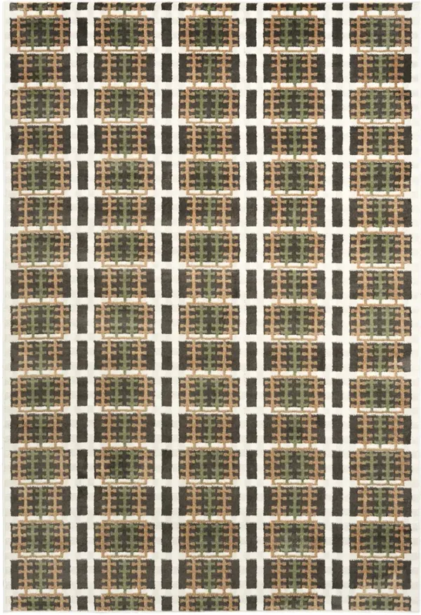 Nordic NRC08 Charcoal/Multicolor 5' x 7' Rug