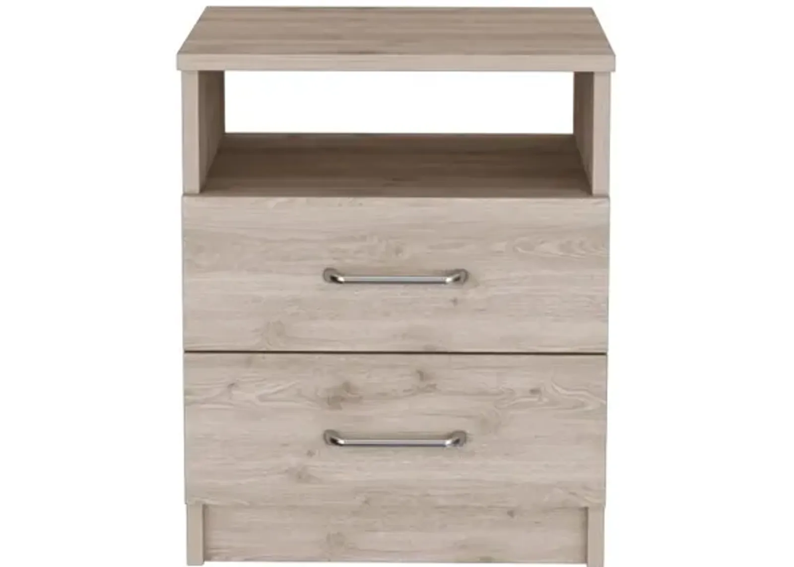 Nightstand Olienza, Bedroom, Light Gray