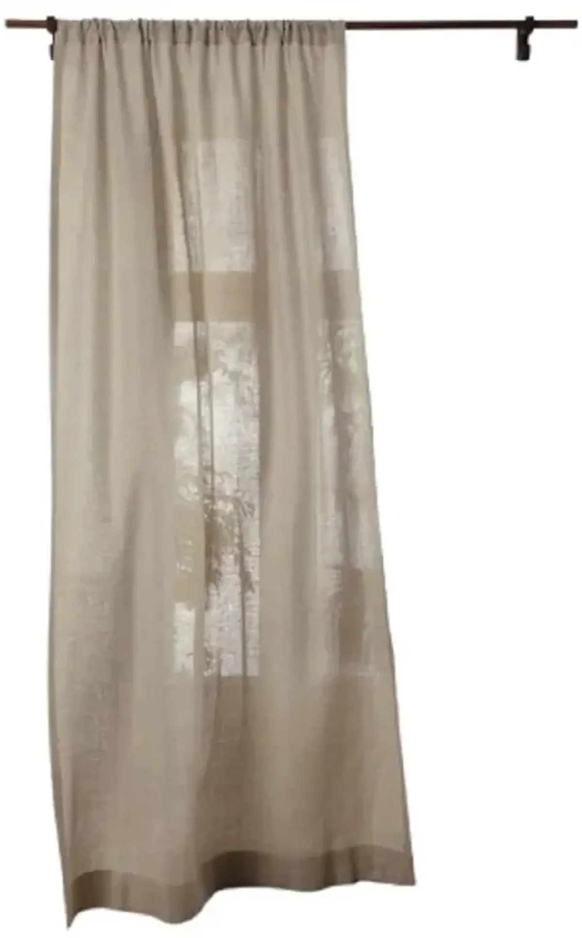 Solino Home 100% Pure Linen Curtain - Sheer Curtain