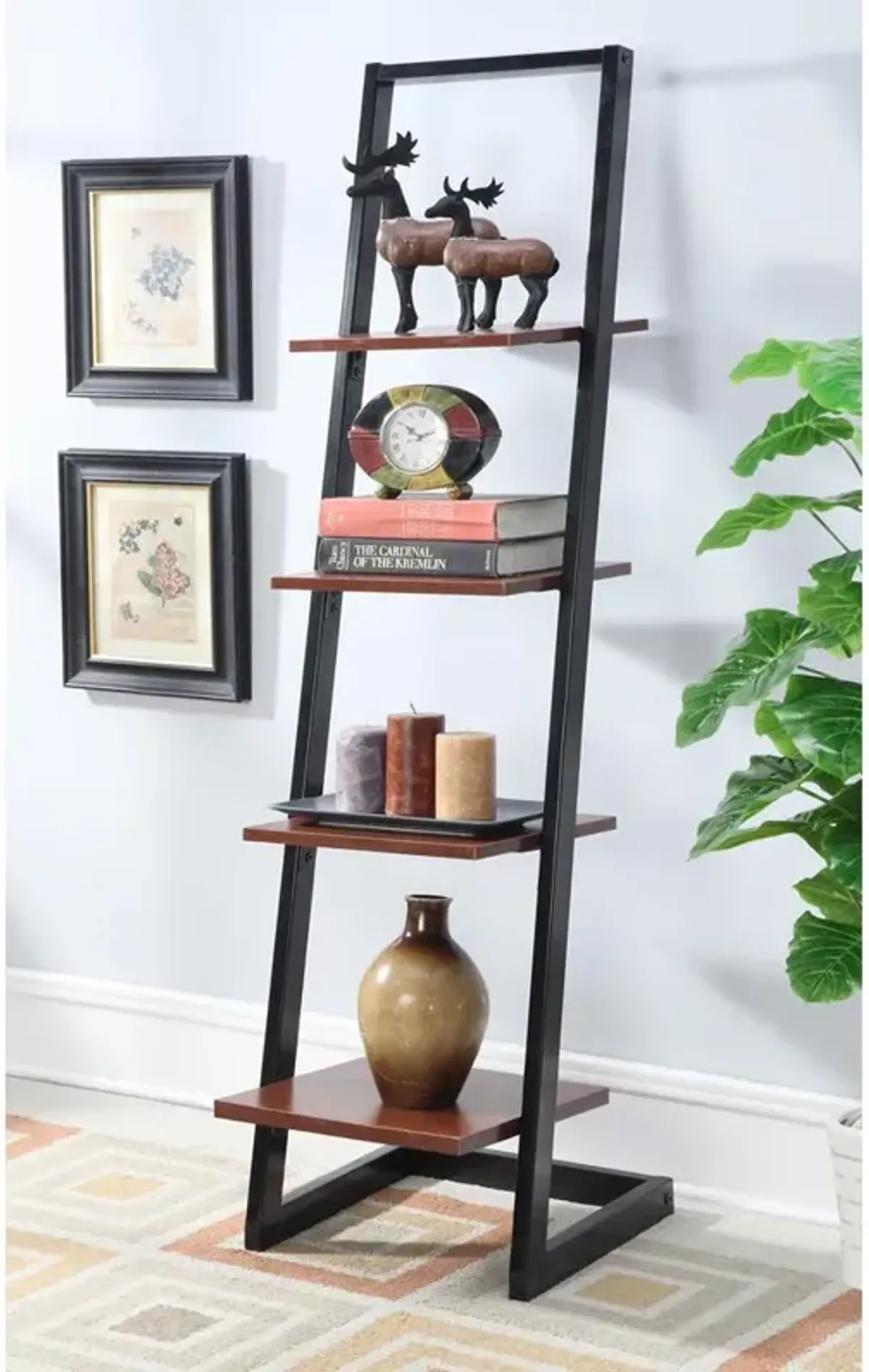 Convience Concept, Inc. Designs2Go 4 Tier Ladder Bookshelf