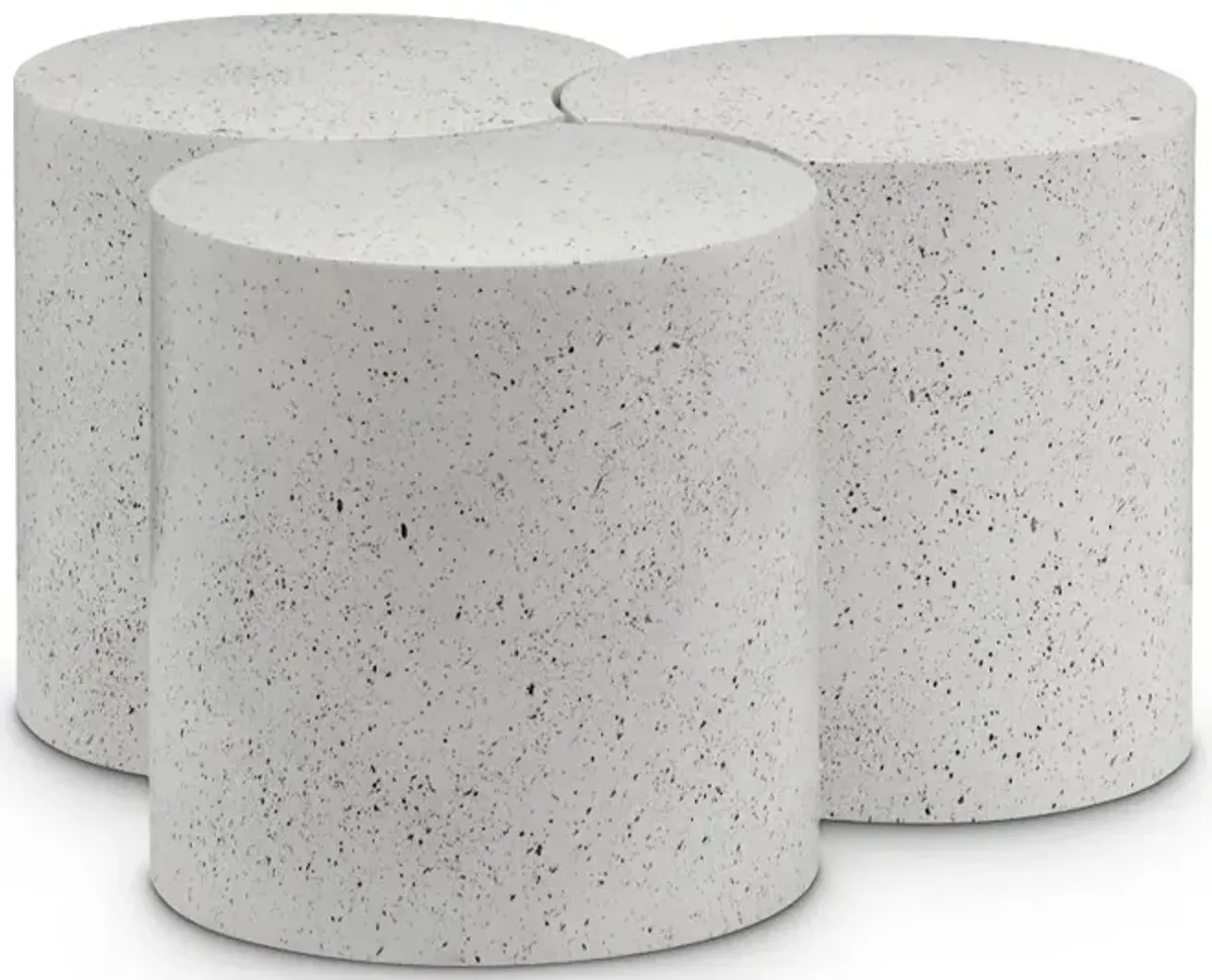 Meridian Furniture Dimple White Coffee Table