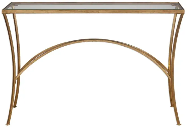 Uttermost Alayna Gold Console Table