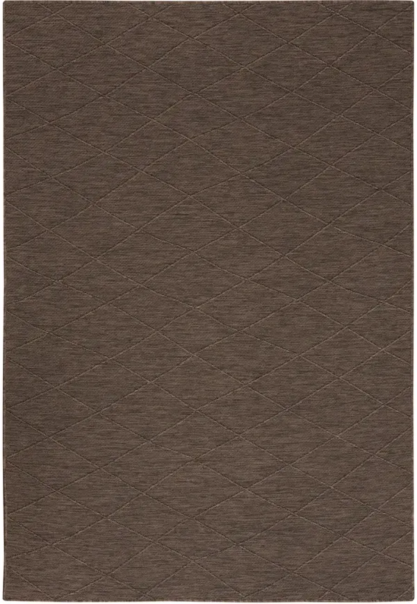 Washable Solutions WSL01 Mocha 4' x 6' Rug