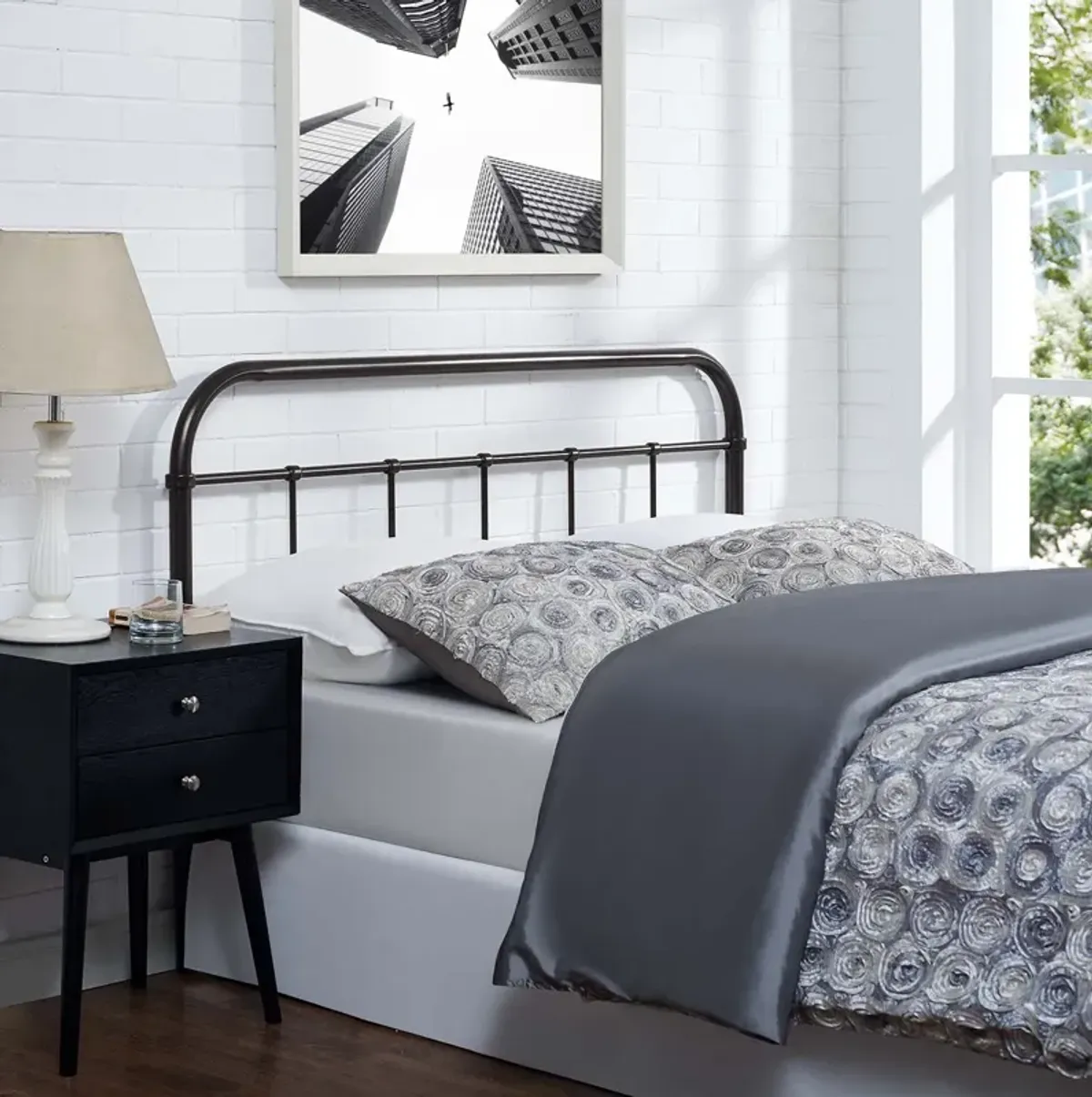 Serena Queen Steel Headboard