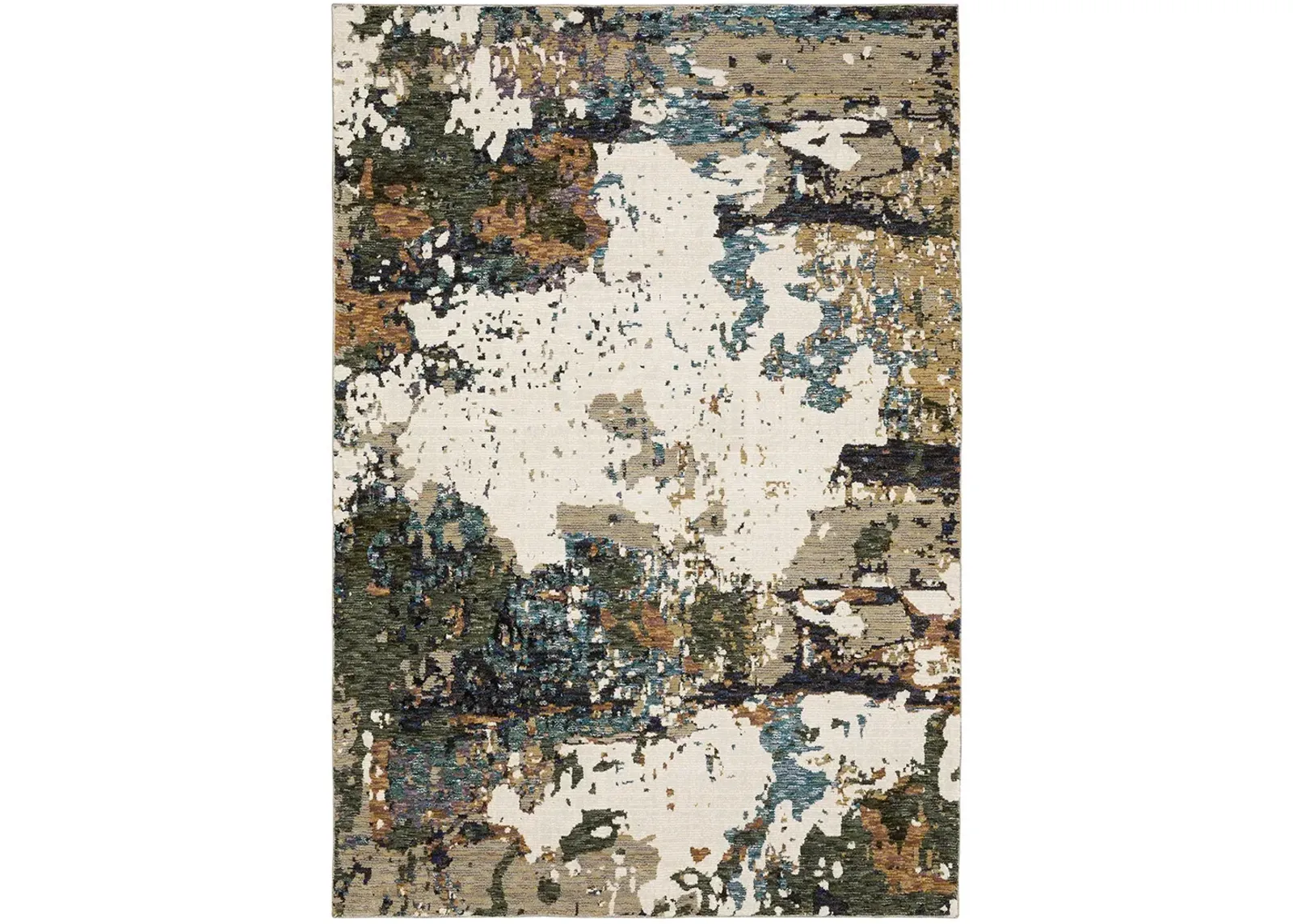 Evolution 1'10" x 3'2" Ivory Rug