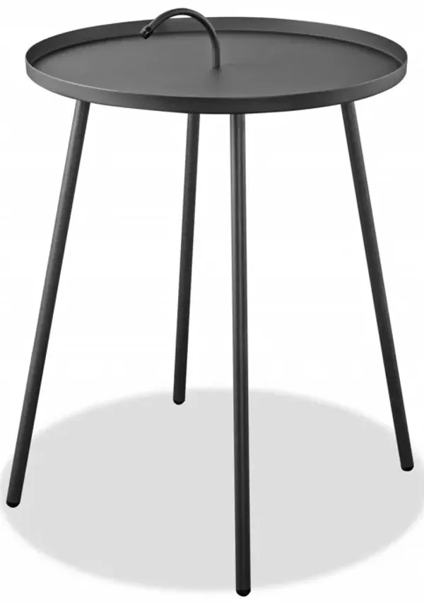 Elegant Round Stainless Steel End Table – Timeless Modern Look