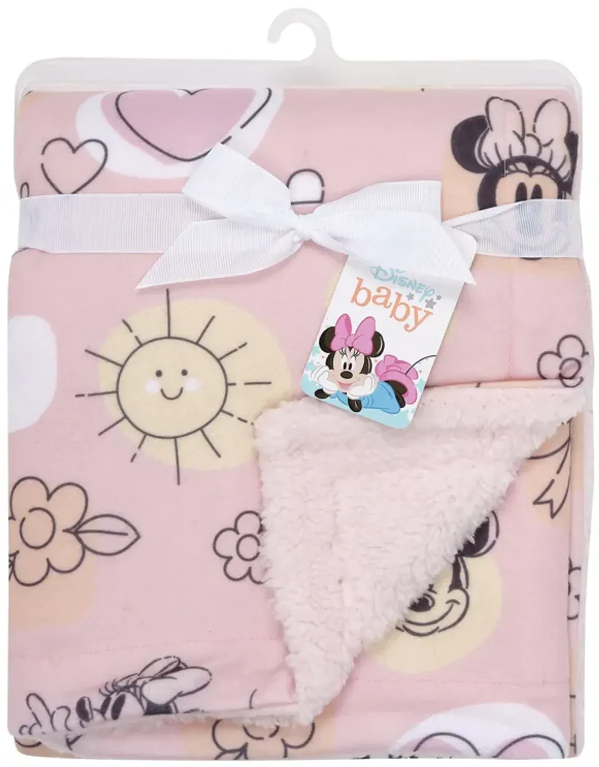 Lambs & Ivy Disney Baby Sweetheart Minnie Mouse Pink Soft Fleece Baby Blanket