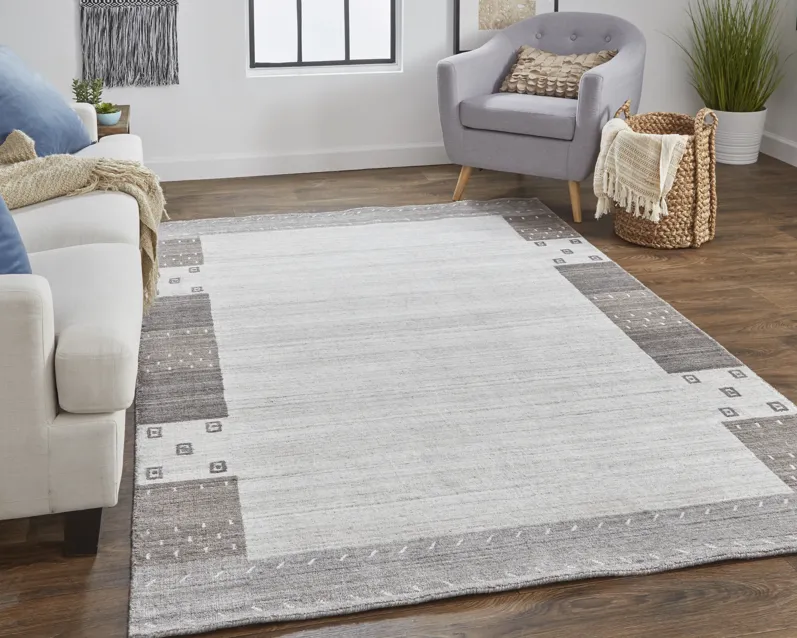 Legacy 6575F Gray/Silver/Black 5'6" x 8'6" Rug