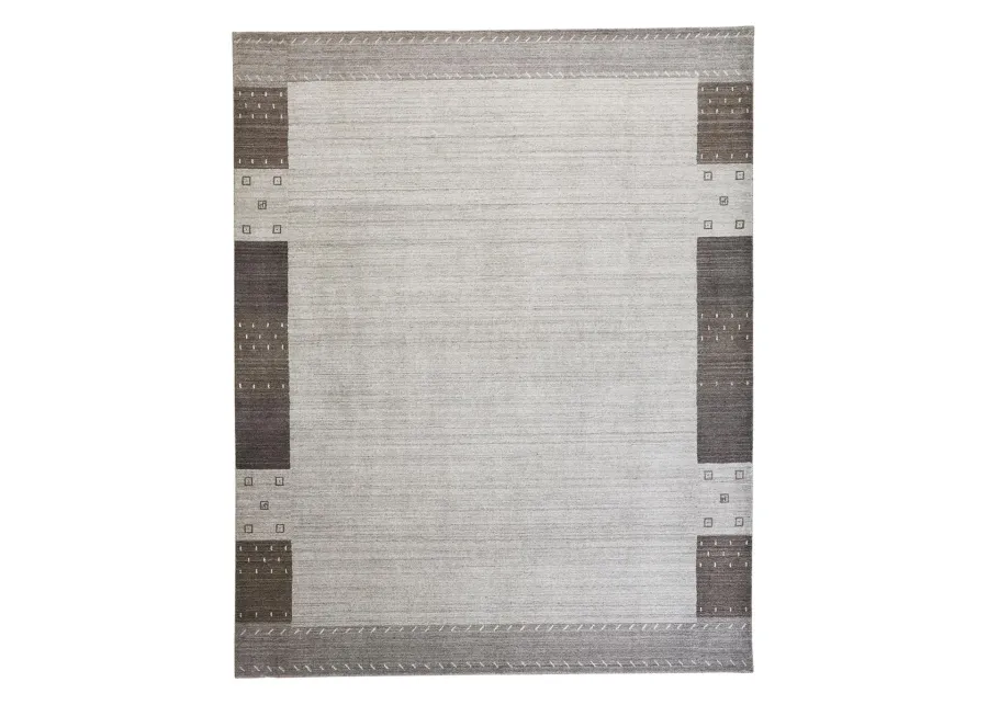 Legacy 6575F Gray/Silver/Black 5'6" x 8'6" Rug