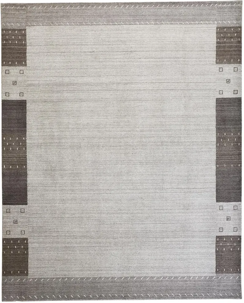 Legacy 6575F Gray/Silver/Black 5'6" x 8'6" Rug