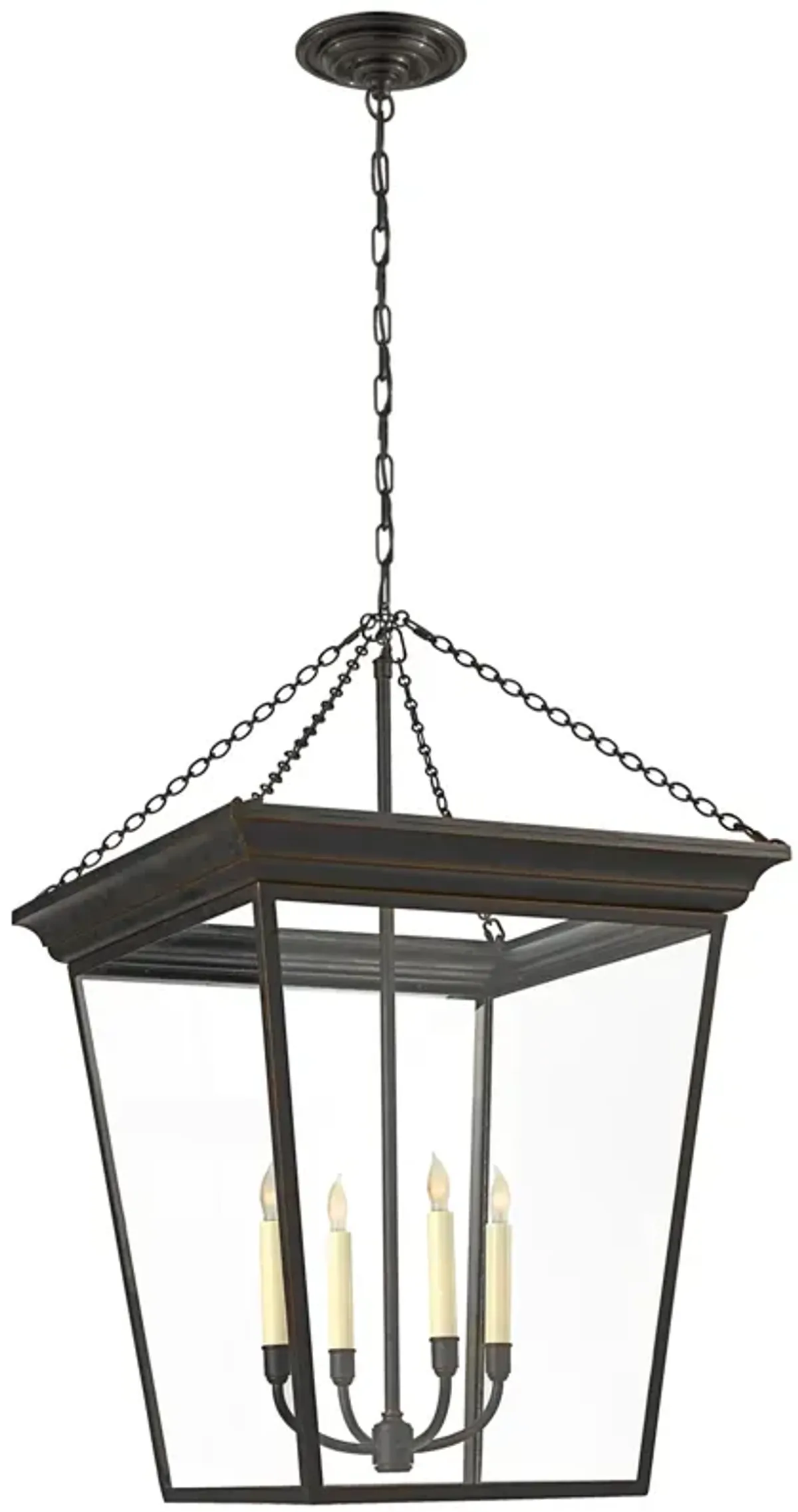 Cornice Large Lantern in Bronze