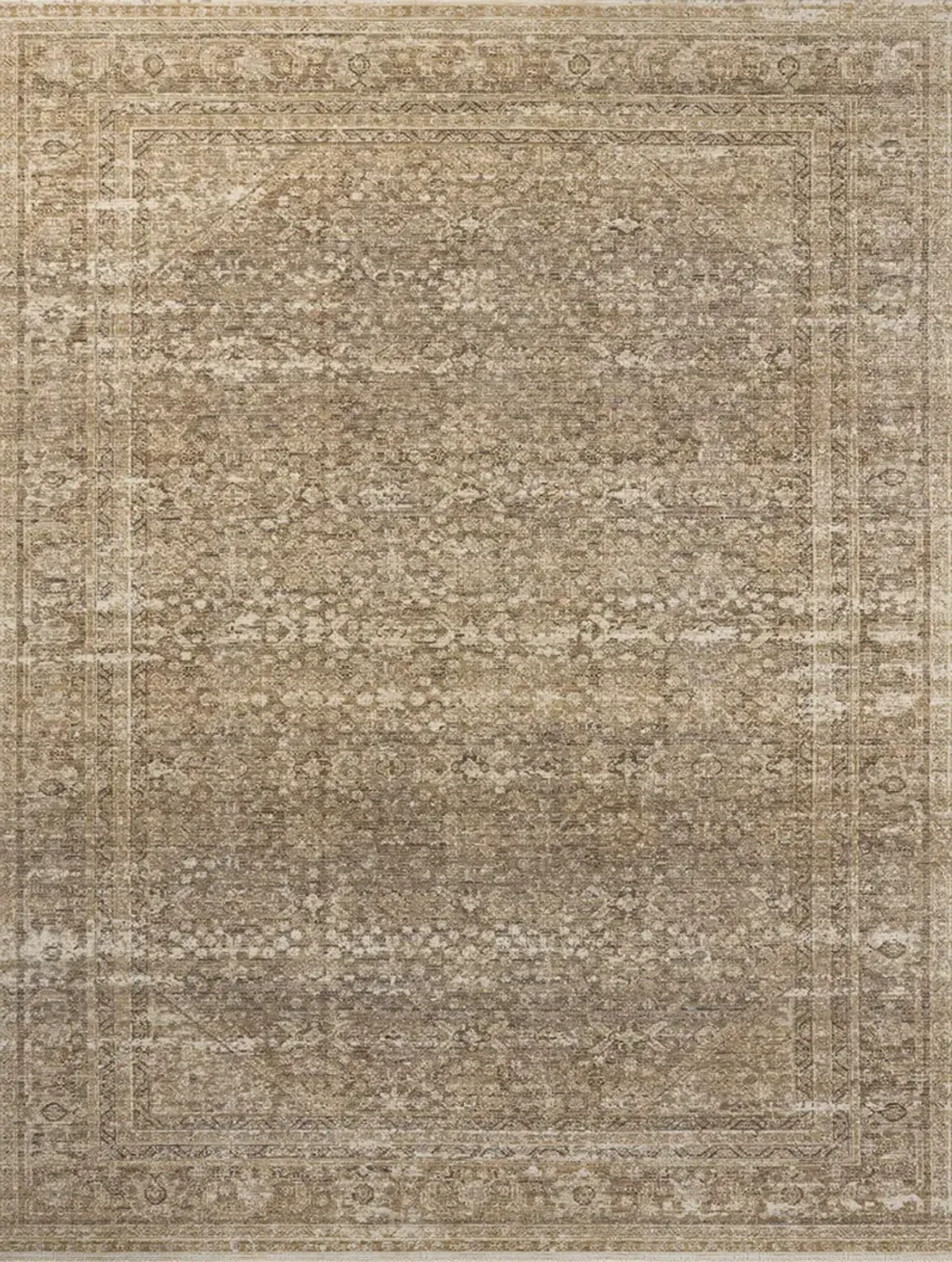 Heritage HER-01 Clay / Natural 2''5" x 10' Rug by Patent Pending