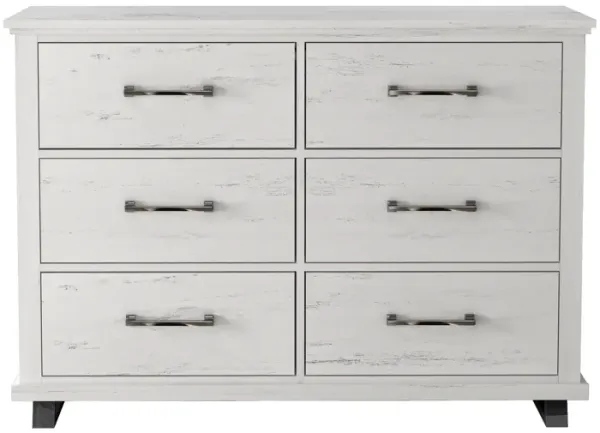 FESTIVO Spacious and Stylish 52" Extra-Wide 6-Drawer Dresser