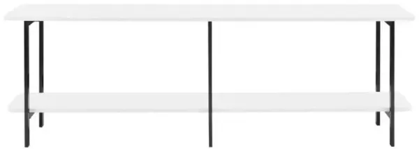 Celine White Low Console Table