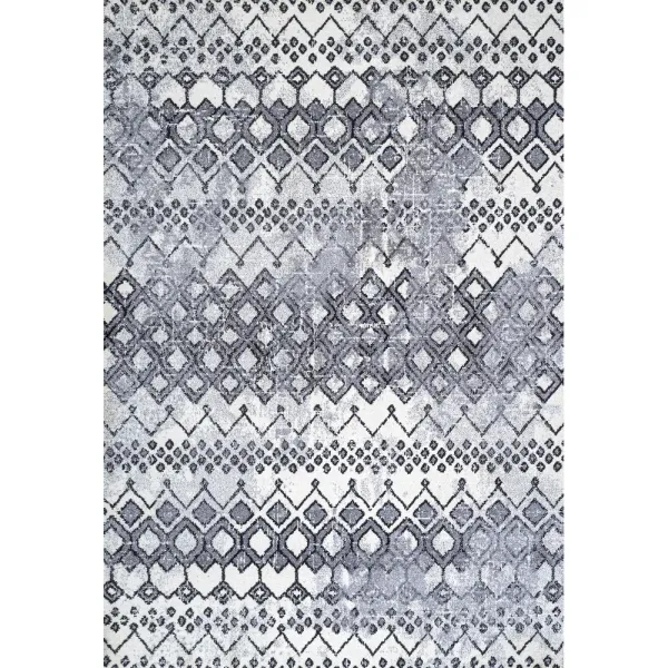Azmar Moroccan Geometric Distressed Area Rug