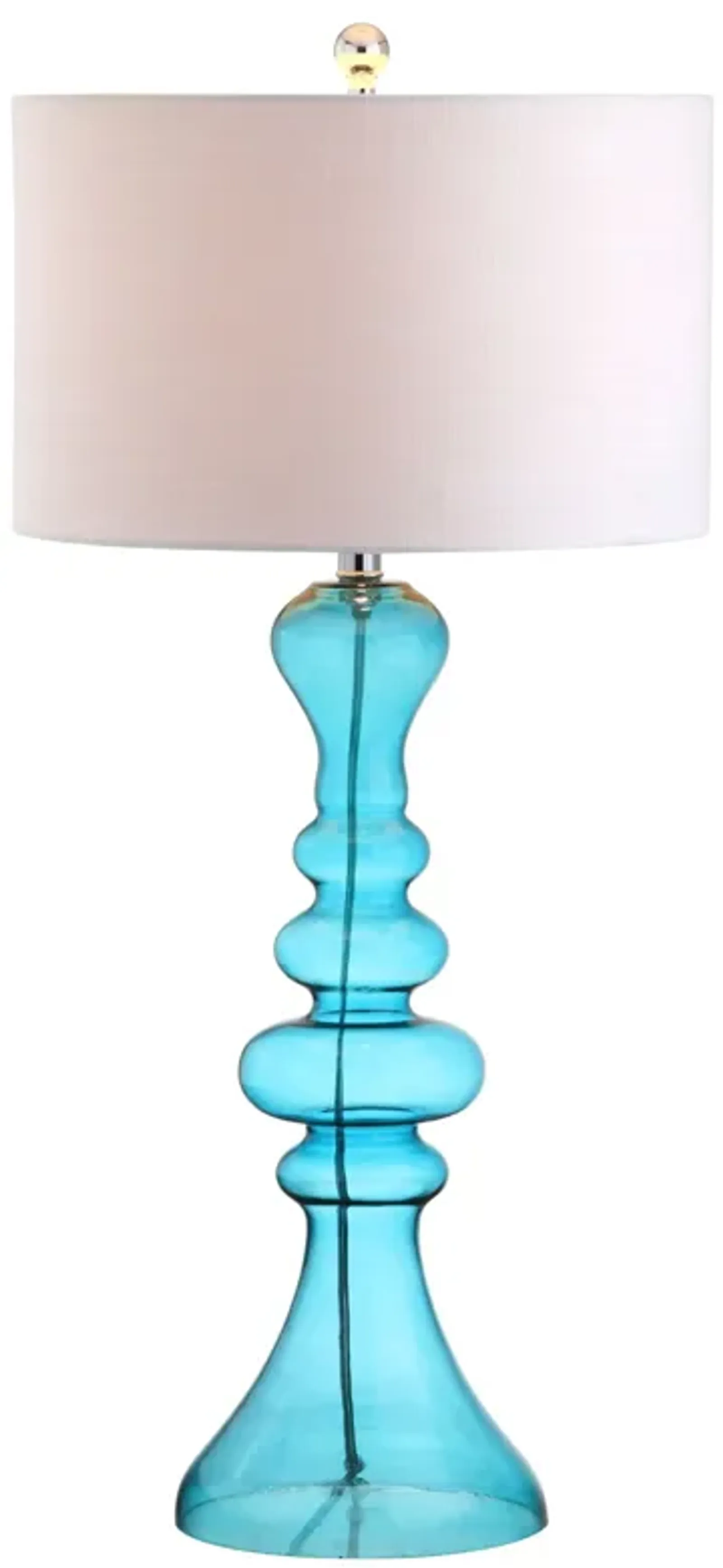 Madeline Curved Glass LED Table Lamp