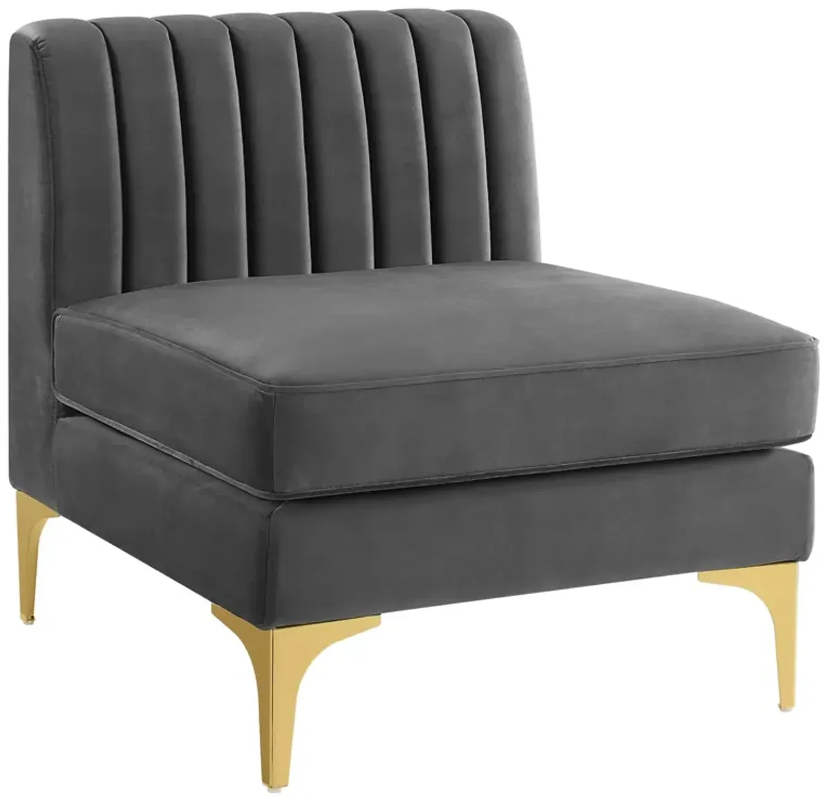 Triumph Channel Tufted Performance Velvet 3-Seater Sofa