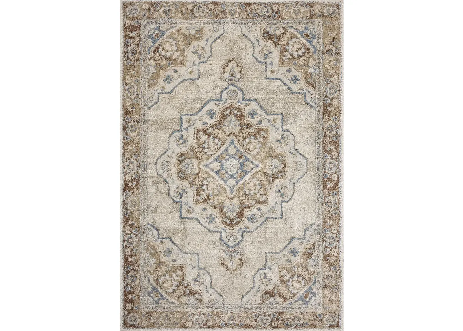 Tamryn TAM-04 Natural / Multi 5''3" x 7''8" Rug by