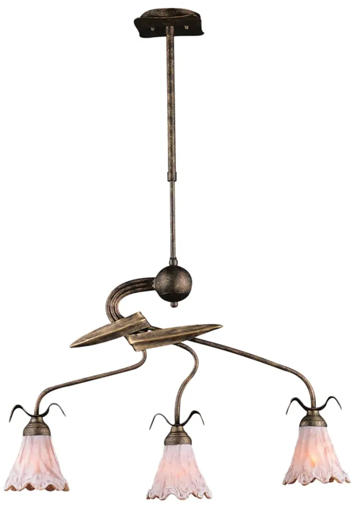 Villa D'Eleganza 3-Light Linear Chandelier