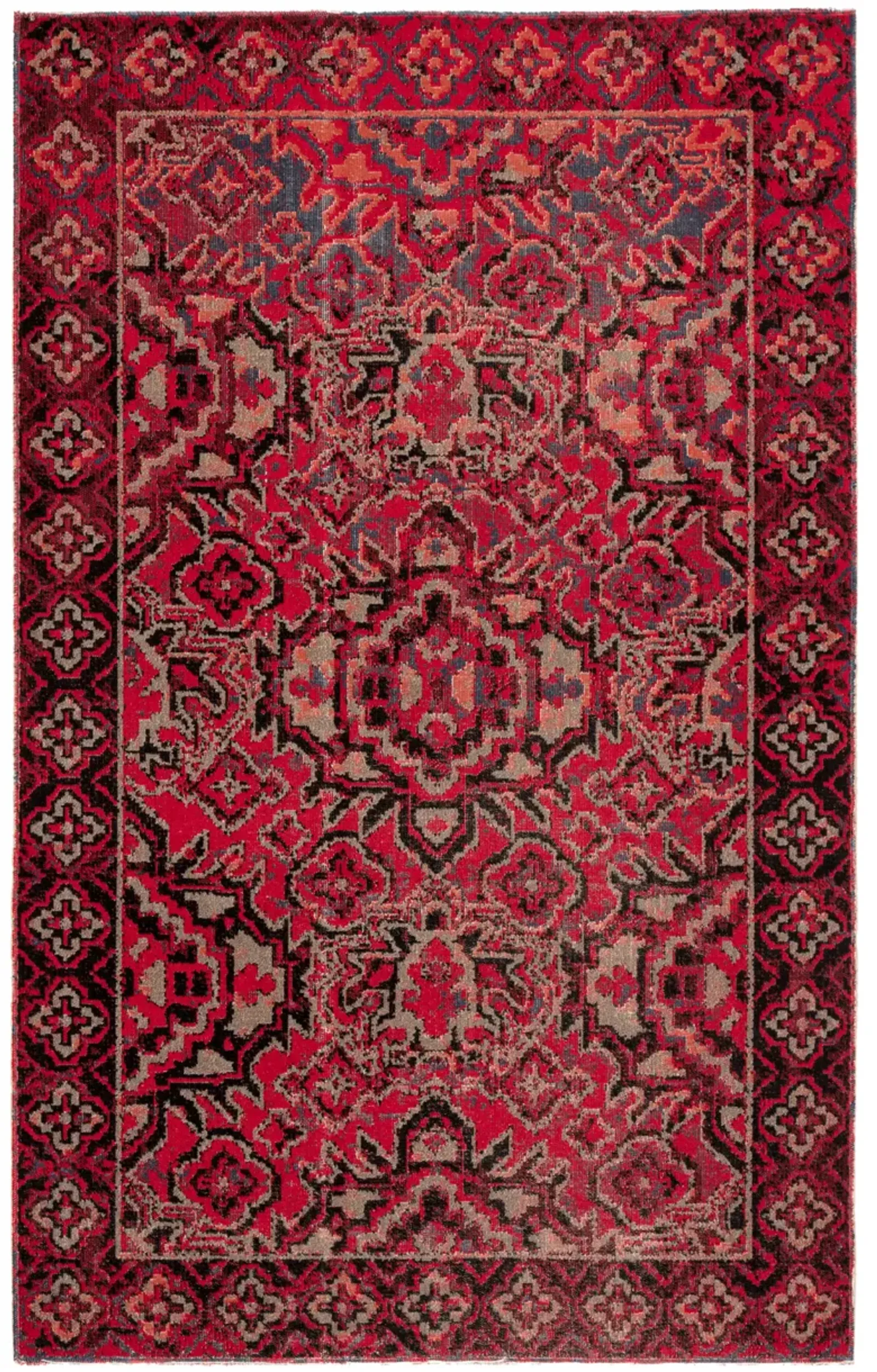 Polaris Chaya Red 5'3" x 7'6" Rug