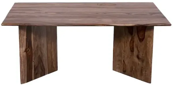 Porter Designs Cambria Solid Sheesham Wood Coffee Table, Brown