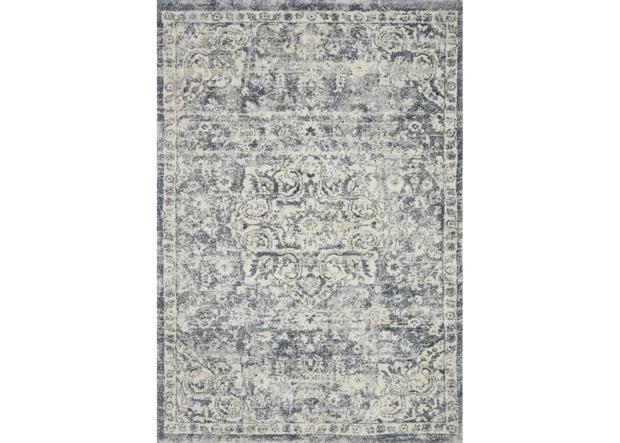 Theory Ivory/Blue 9'6" x 13' Rug