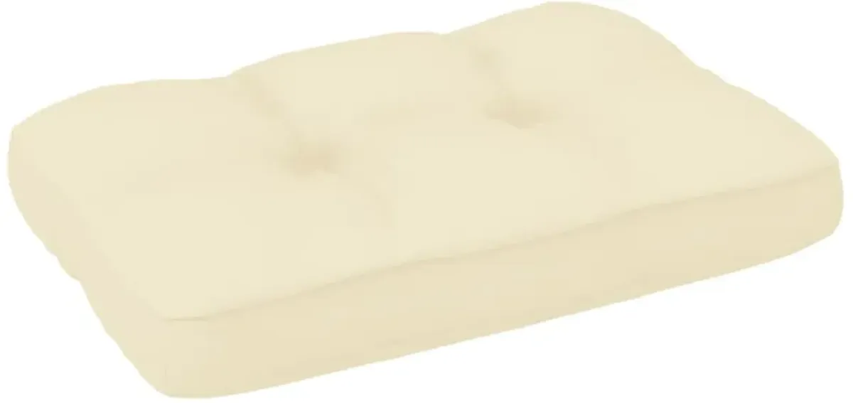 vidaXL Pallet Sofa Cushion Cream 23.6"x15.7"x4.7"