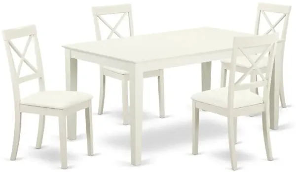 Dining Room Set Linen White