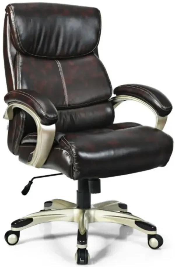 Hivvago Adjustable Executive Office Recliner Chair with High Back and Lumbar Support