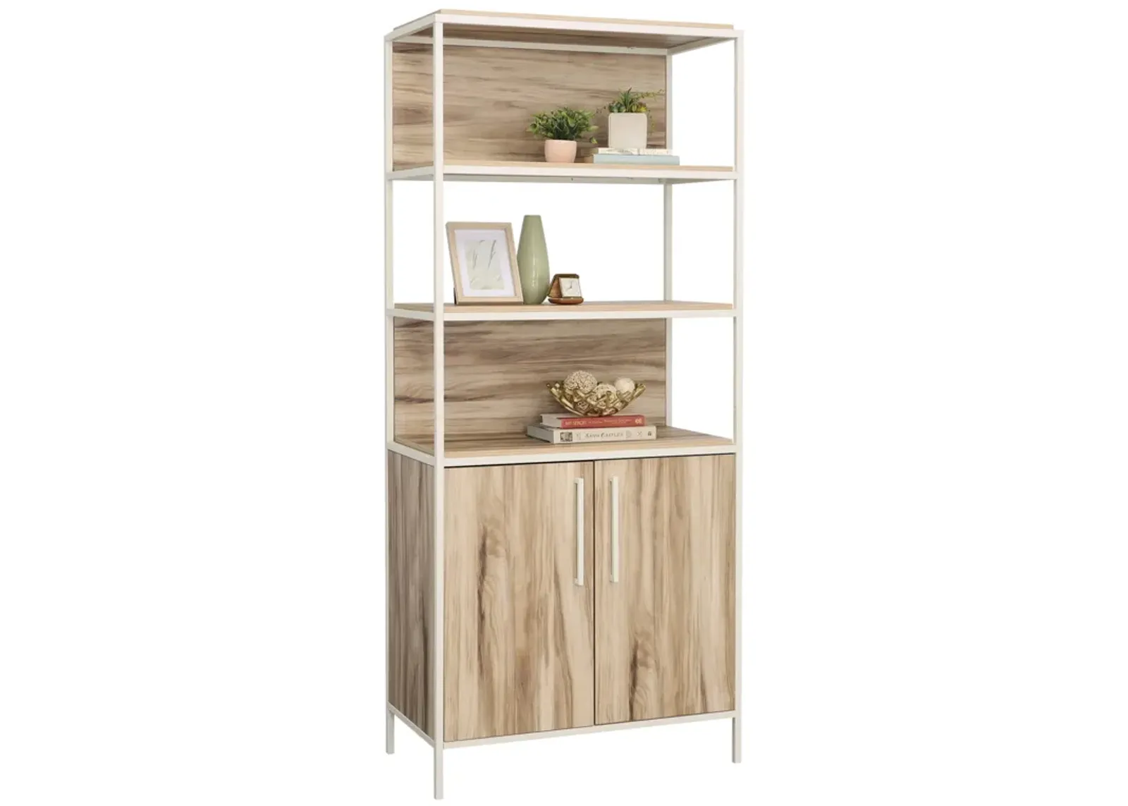 Nova Loft 5-Shelf Bookcase with Doors