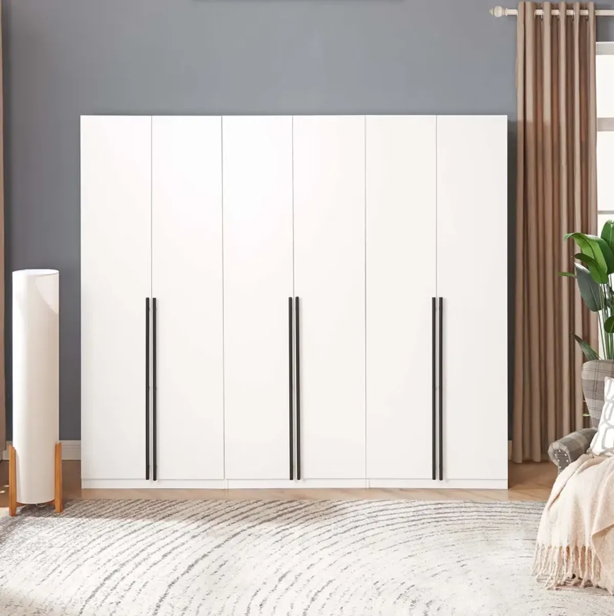 Lee Wardrobe 1.0 in White (Set of 3)