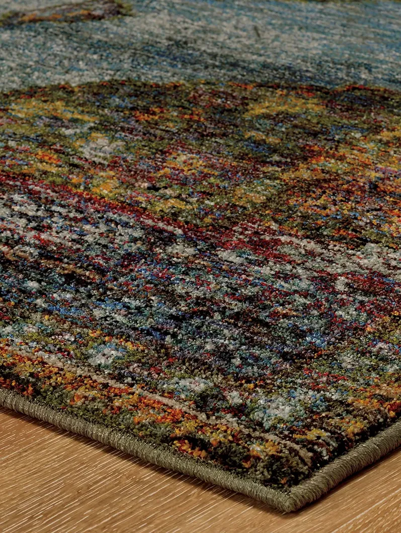 Andorra 8'6" x 11'7" Blue Rug