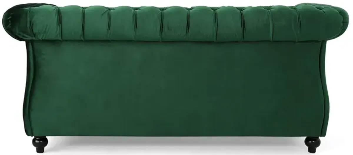 Merax Traditional Chesterfield Loveseat Sofa