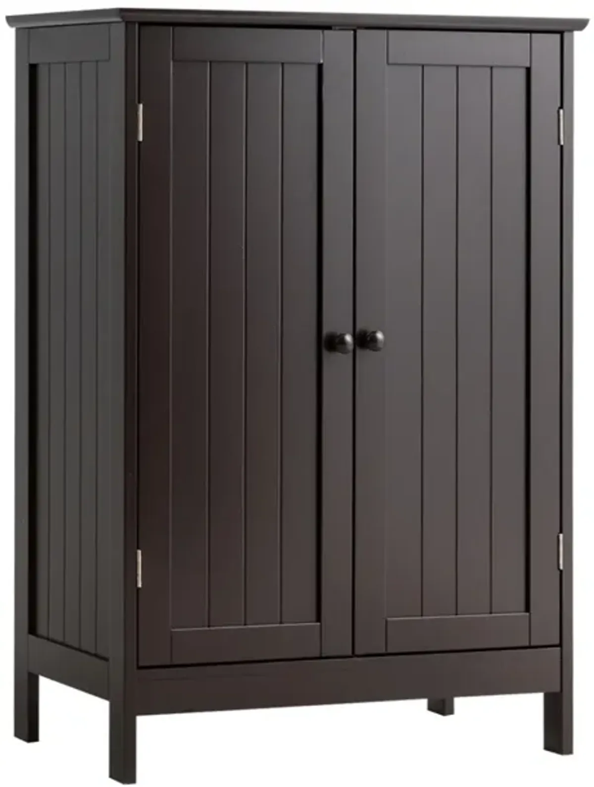 2-Door Freee-Standing Bathroom Cabinet with Shelf