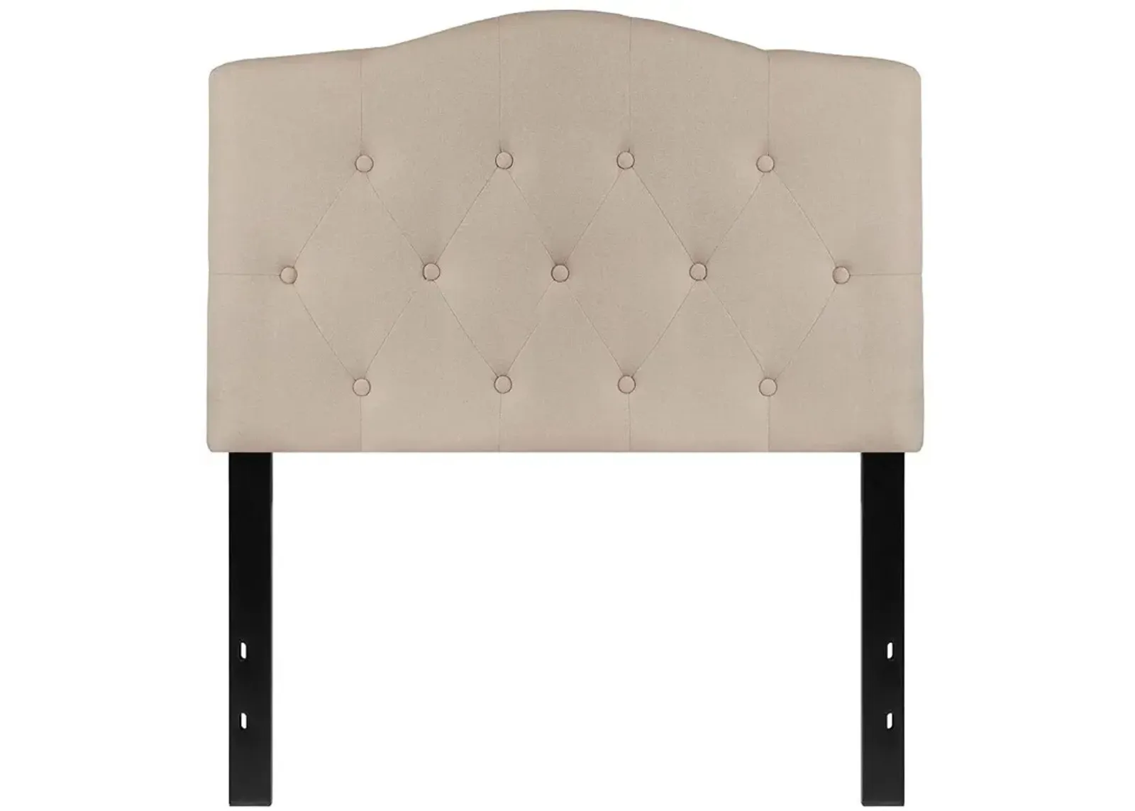 Fabric Upholstered Button Tufted Headboard - Twin