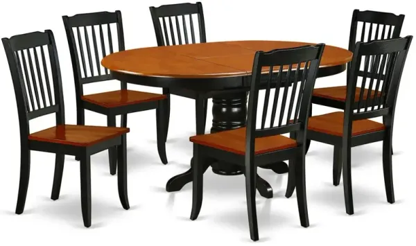 Dining Room Set Black & Cherry