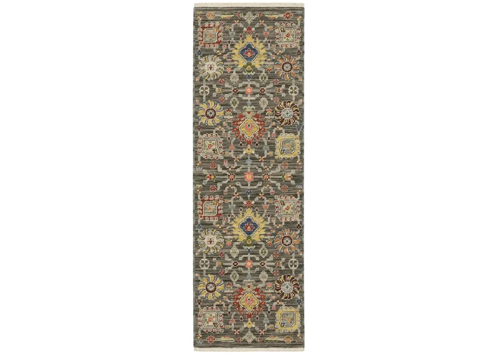 Lucca 2' x 6' Grey Rug