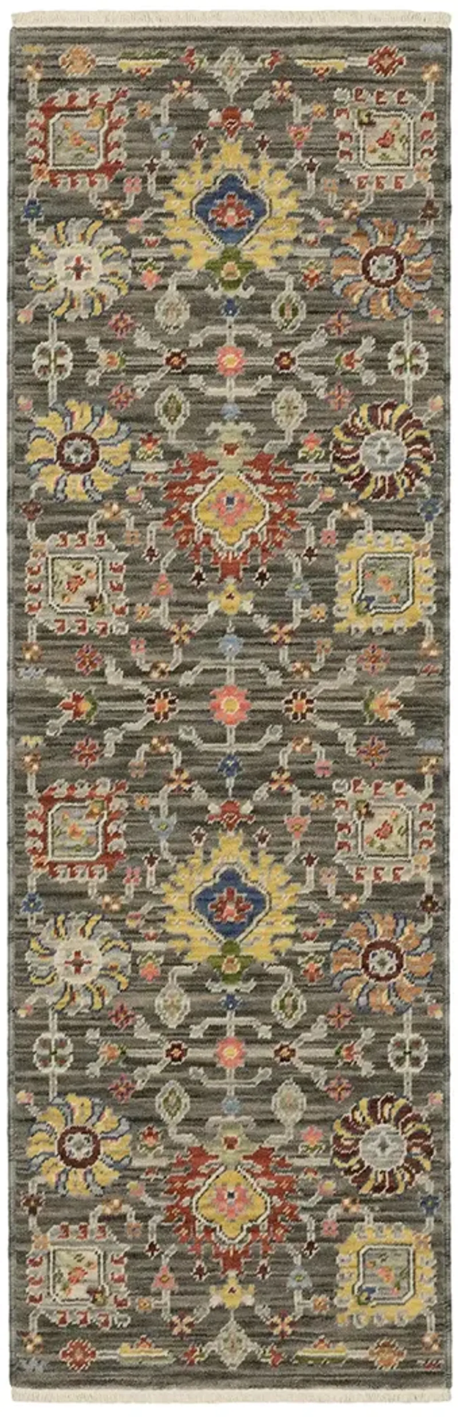 Lucca 2' x 6' Grey Rug